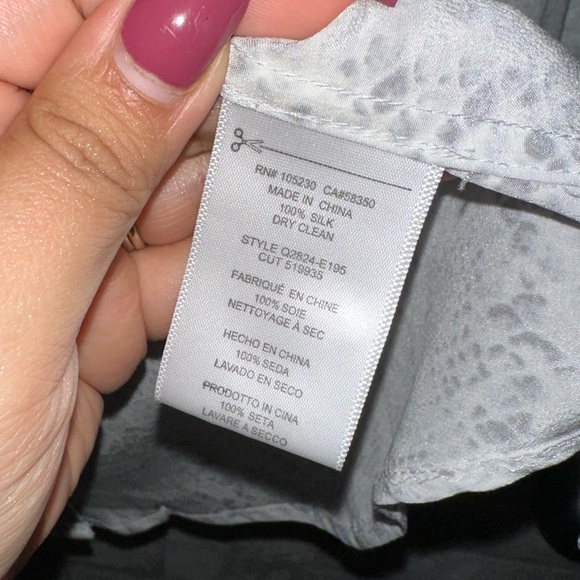 Equipment snake print button down shirt sz XS #B0 - Picture 4 of 4